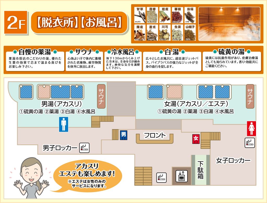 2F 脱衣所 お風呂